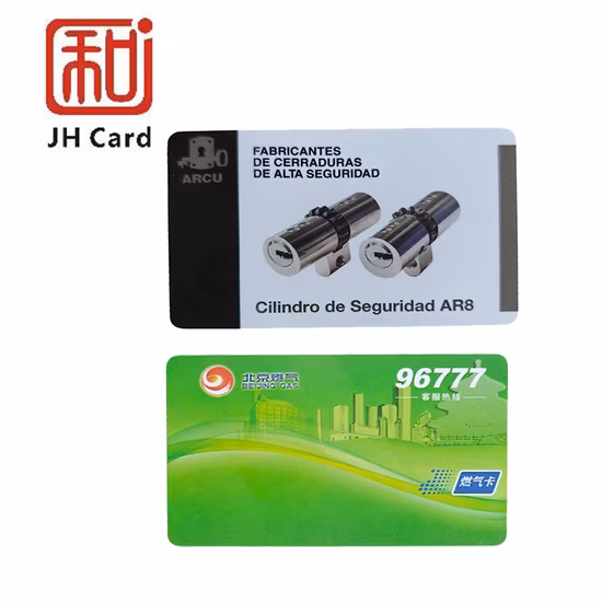Cartão de visita de plástico sem contato RFID inteligente 125kHz/13,56MHz
