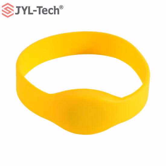 Pulseira RFID à prova d'água 13,56 MHz Pulseira de silicone Pulseira inteligente