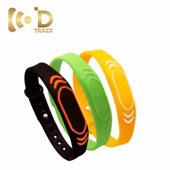 Pulseira de silicone RFID programável à prova d'água preço barato para piscina SPA