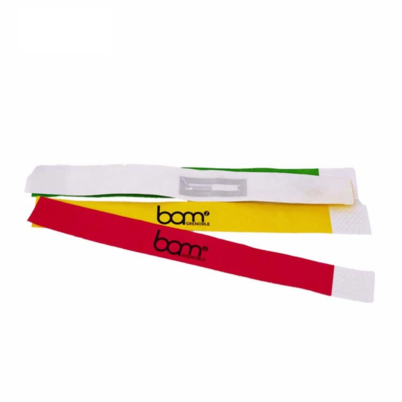 13.56MHz RFID Disposable ID Paper Wristband for Hospital