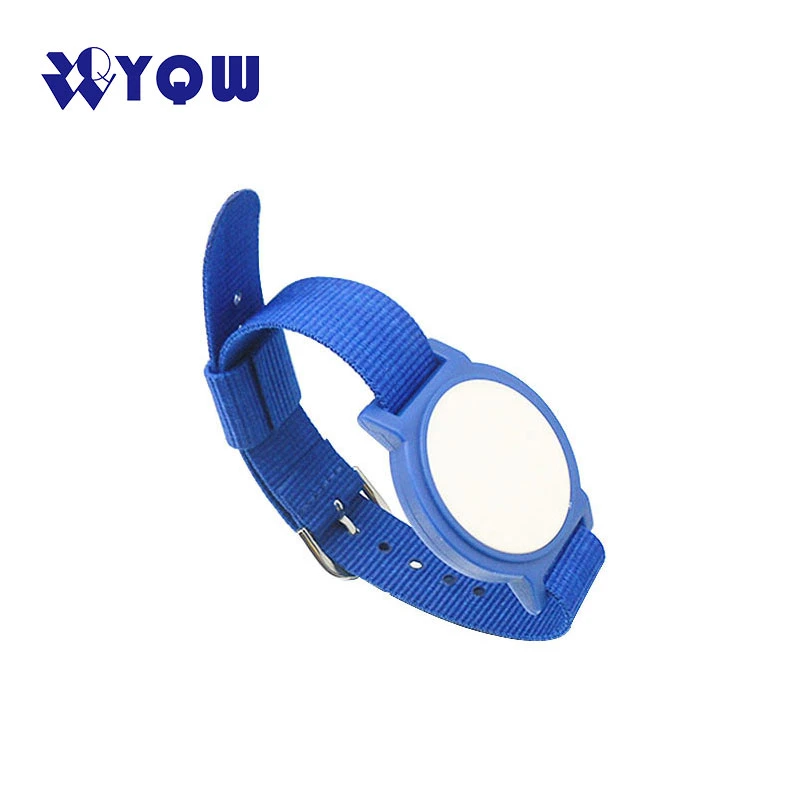 Ring Woven Fabric Access Control Bracelet Wristbands Waterproof Smart RFID Wristband