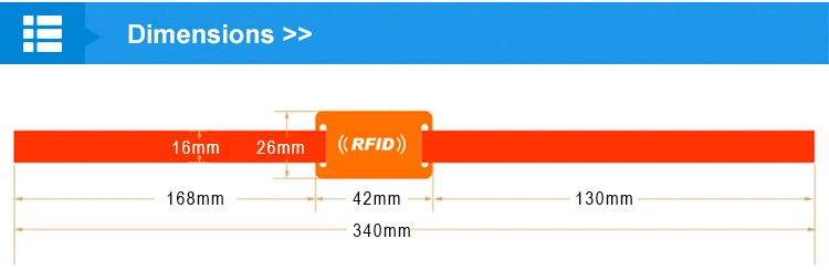 N006 Curved Buckle RFID Nylon Wristband Good Quality RFID Curved Buckle Shock Resistant Wristband